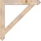 Ekena Millwork Traditional Arts & Crafts Smooth Bracket, Douglas Fir, 3 1/2"W x 32"D x 32"H BKT04X32X32TRA03SDF - alternate 2